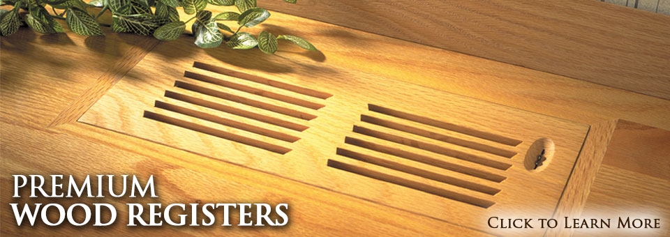 All American Wood Register, Hardwood Floor Heat Registers